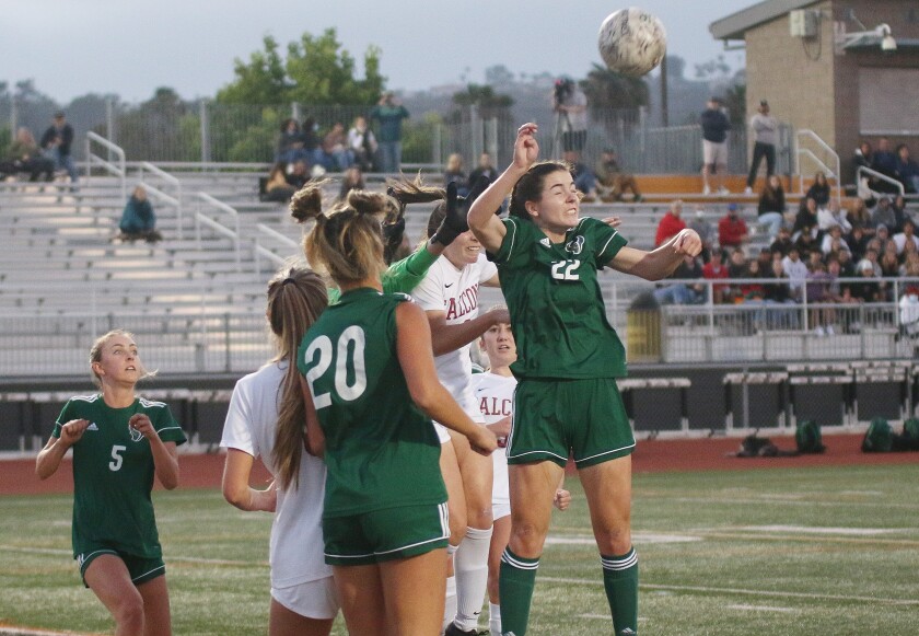 Senior Courtney Hilliard (22) was a key two-way player for the Mavericks.