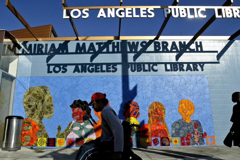 The Miriam Matthews Branch of the Los Angeles Public Library is on Florence Avenue.