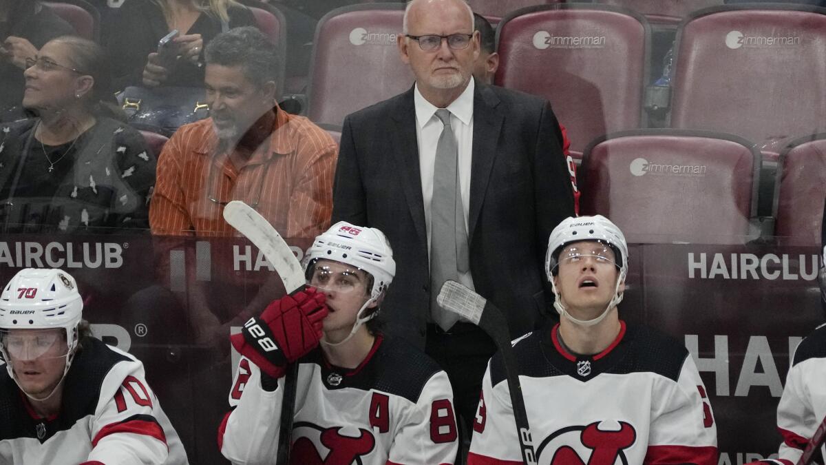 Devils GM Fitzgerald looking for more from coach Lindy Ruff - The San Diego  Union-Tribune