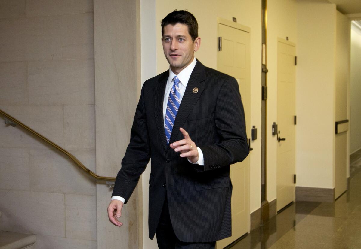 Rep. Paul Ryan (R-Wisc.), widely expected to be the next House speaker, is urging the Senate to take up the House bill to repeal Obamacare that passed Friday.