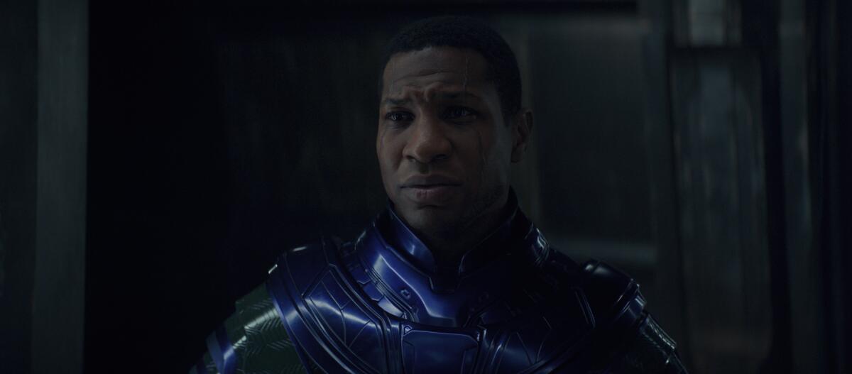 Jonathan Majors as Kang the Conqueror in "Ant-Man and the Wasp: Quantumania."