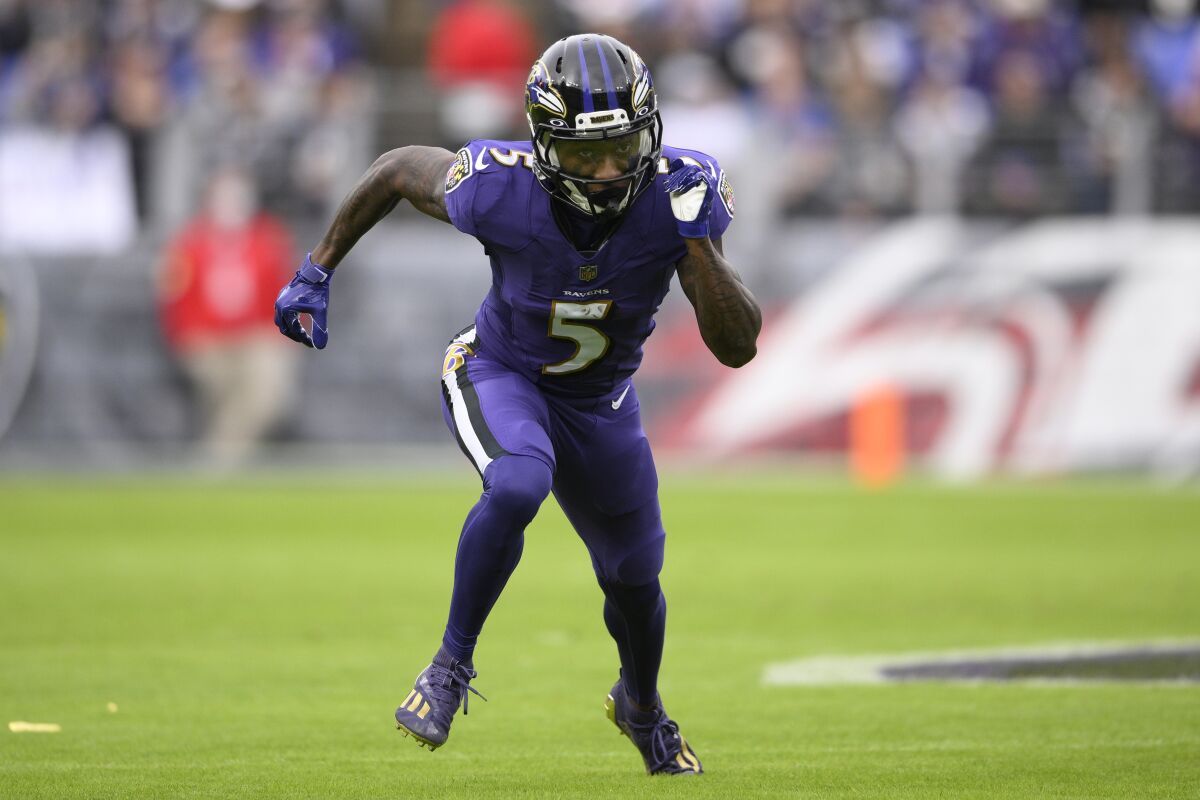 Baltimore Ravens wide receiver Marquise Brown was reportedly traded to the Arizona Cardinals on Thursday.
