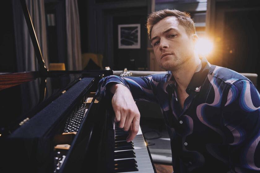 LONDON, UNITED KINGDOM: May 19, 2019: British actor and singer Taron Egerton who plays Elton John in the forthcoming biopic "Rocketman". Photographed at the Corinthia hotel in London. CREDIT: Matthew Lloyd / For The Times