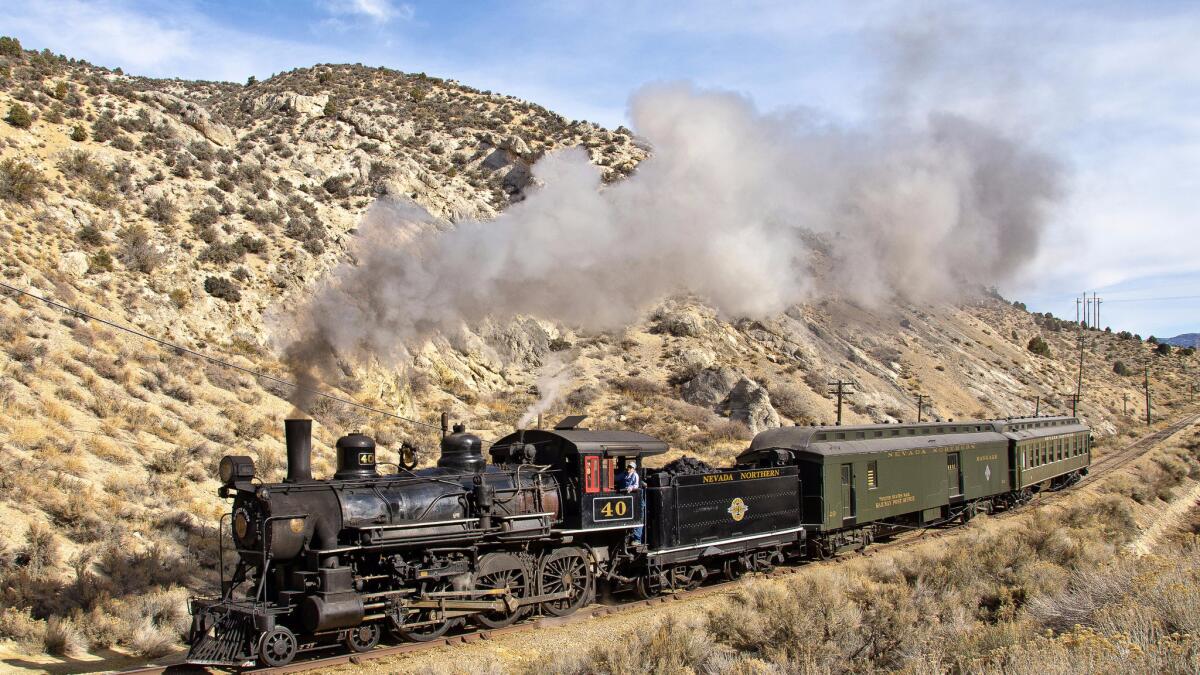 Ely, Nev., encourages tourists to check out its historic railroad.