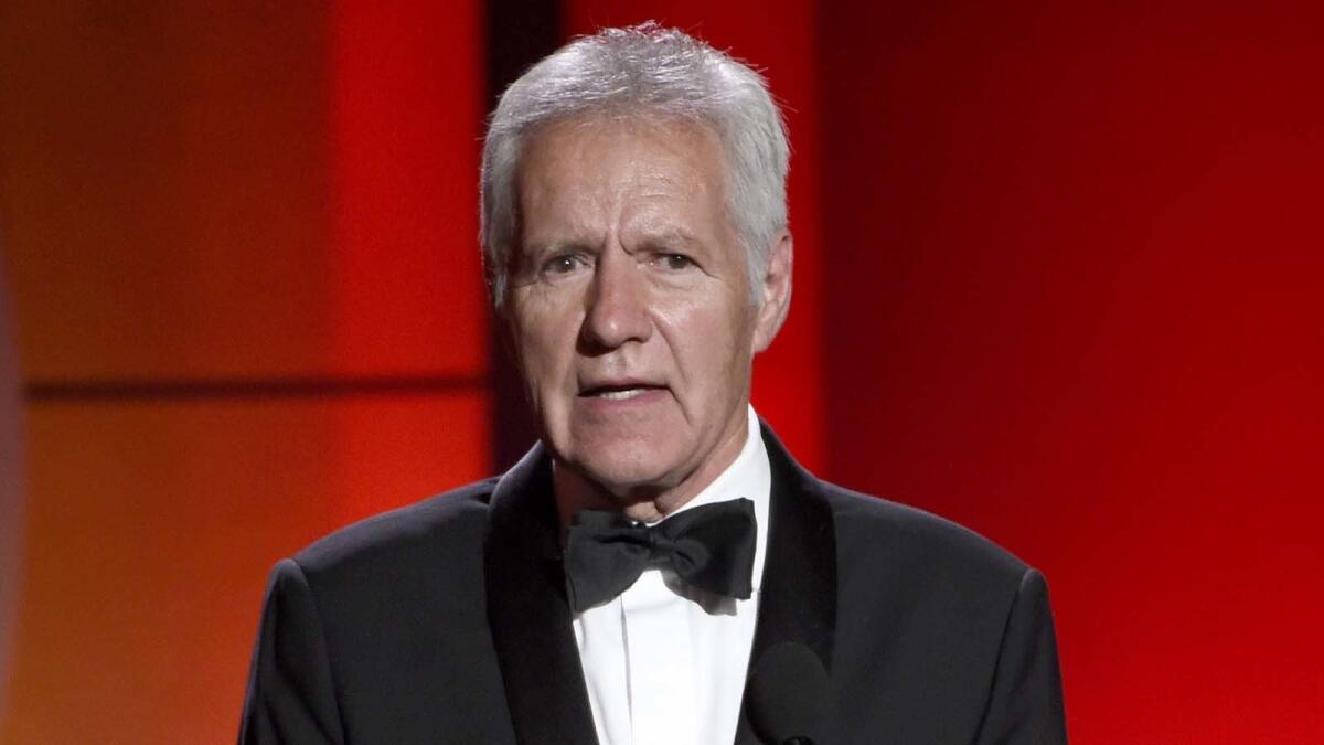 Doctors said Alex Trebek's pancreatic cancer is "near remission," according to People.