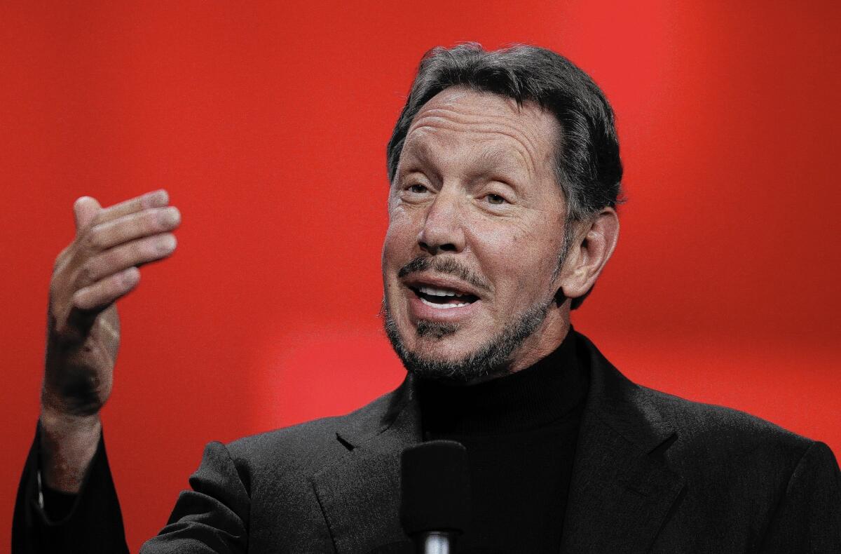 Larry Ellison's fundraiser for President Trump prompted backlash from some Oracle Corp. employees.