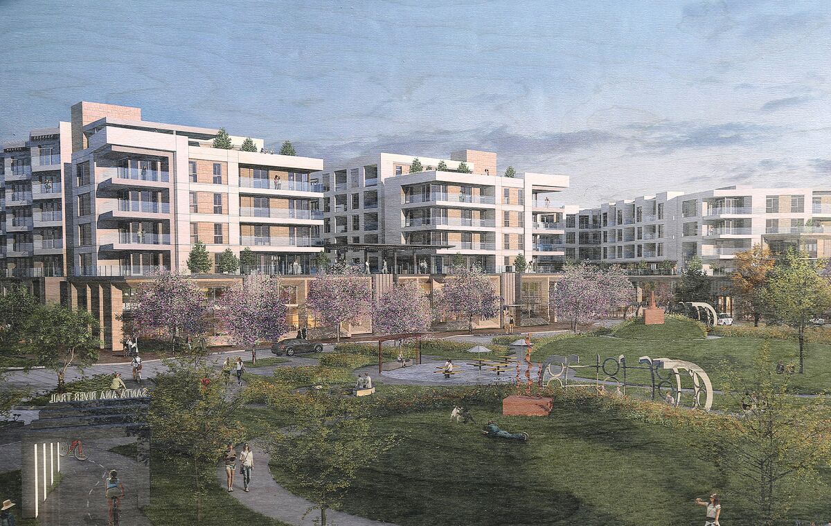 A rendering of One Metro West, a 1,057-unit residential development by Beverly-Hills firm Rose Equities.