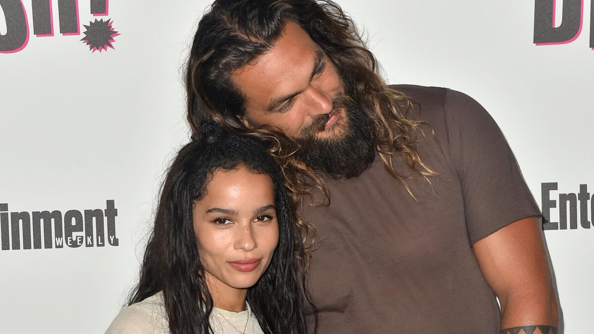 Zoë Kravitz is 'Batman's' new Catwoman, and Aquaman is 'stoked' - Los  Angeles Times