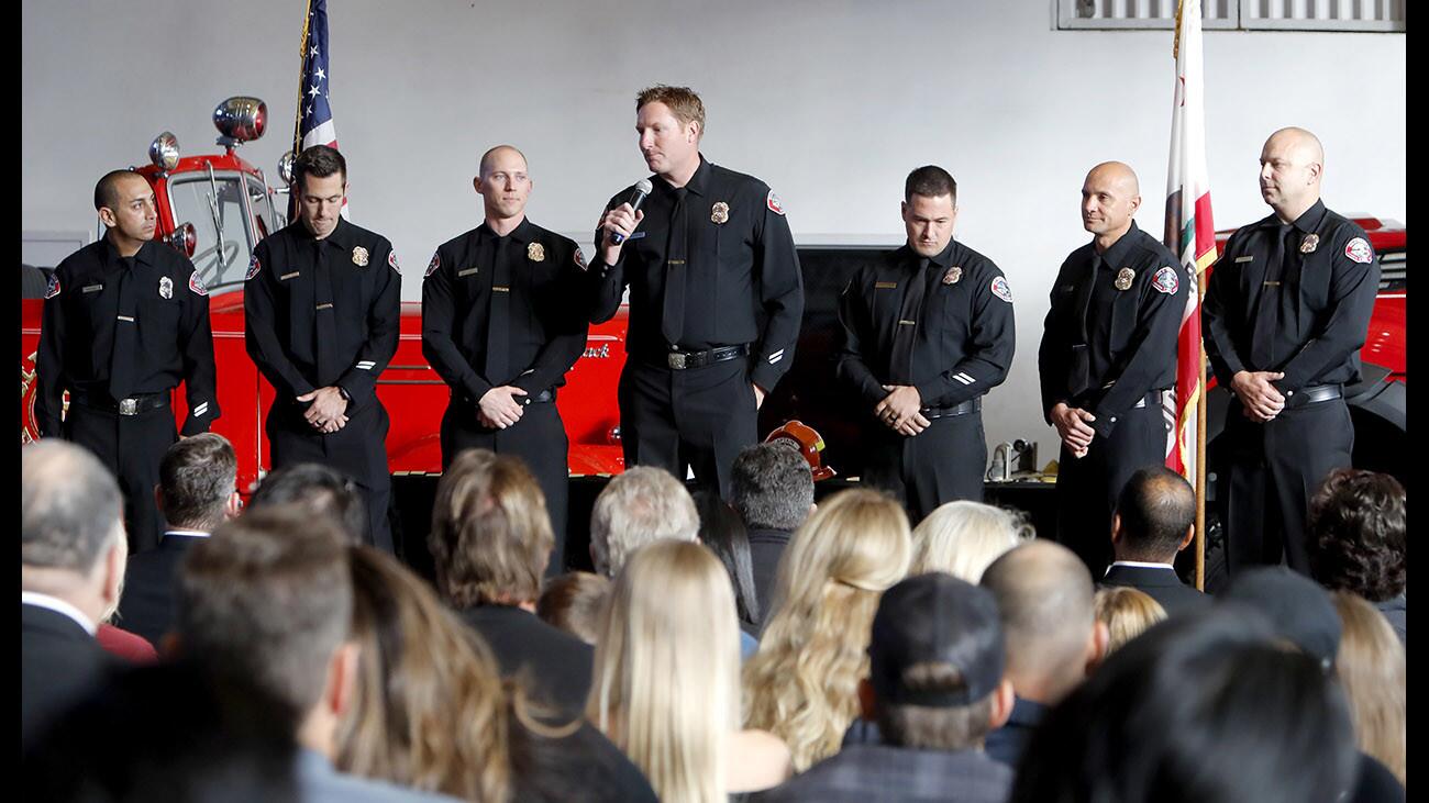 Photo Gallery: Glendale Fire Dept. promotions ceremony