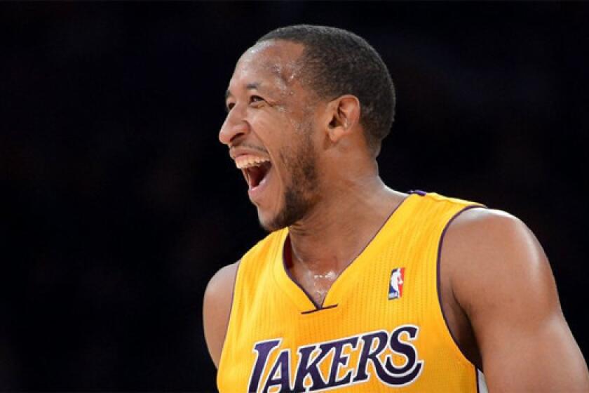Lakers reserve point guard Chris Duhon played key minutes in relief of injured teammates this season.