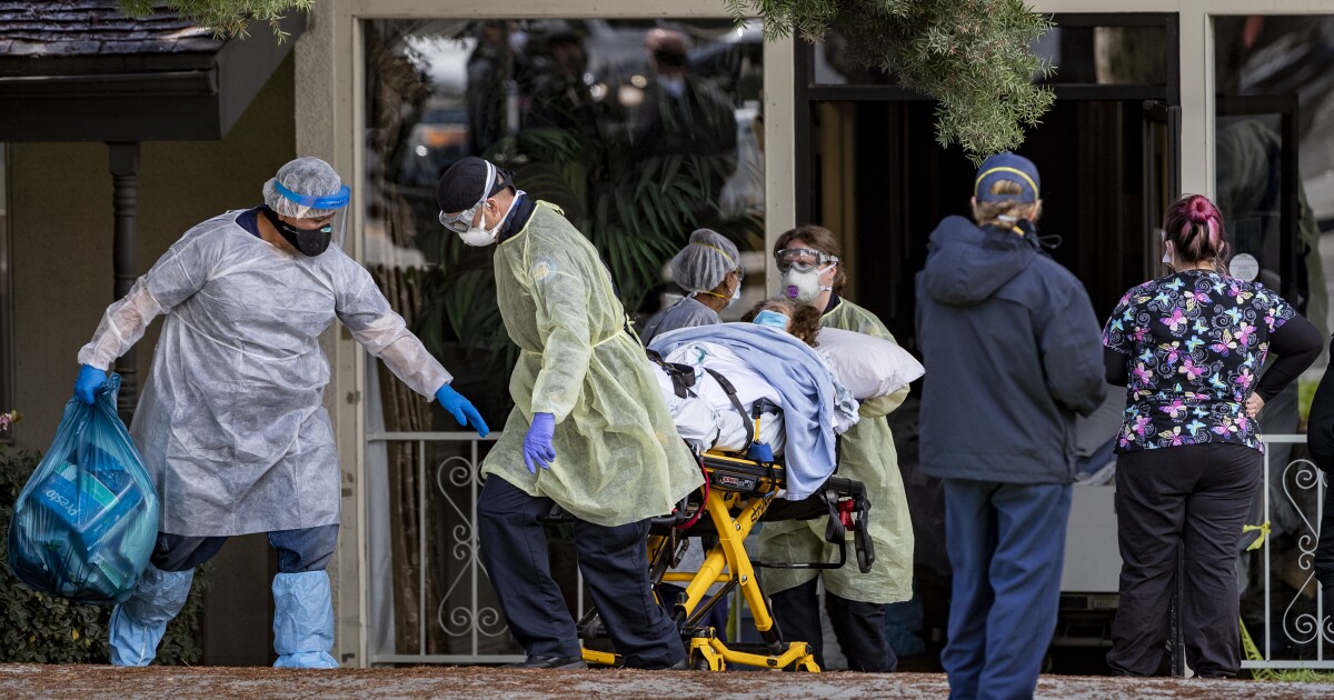 Coronavirus Overwhelms California Nursing Homes Los Angeles Times