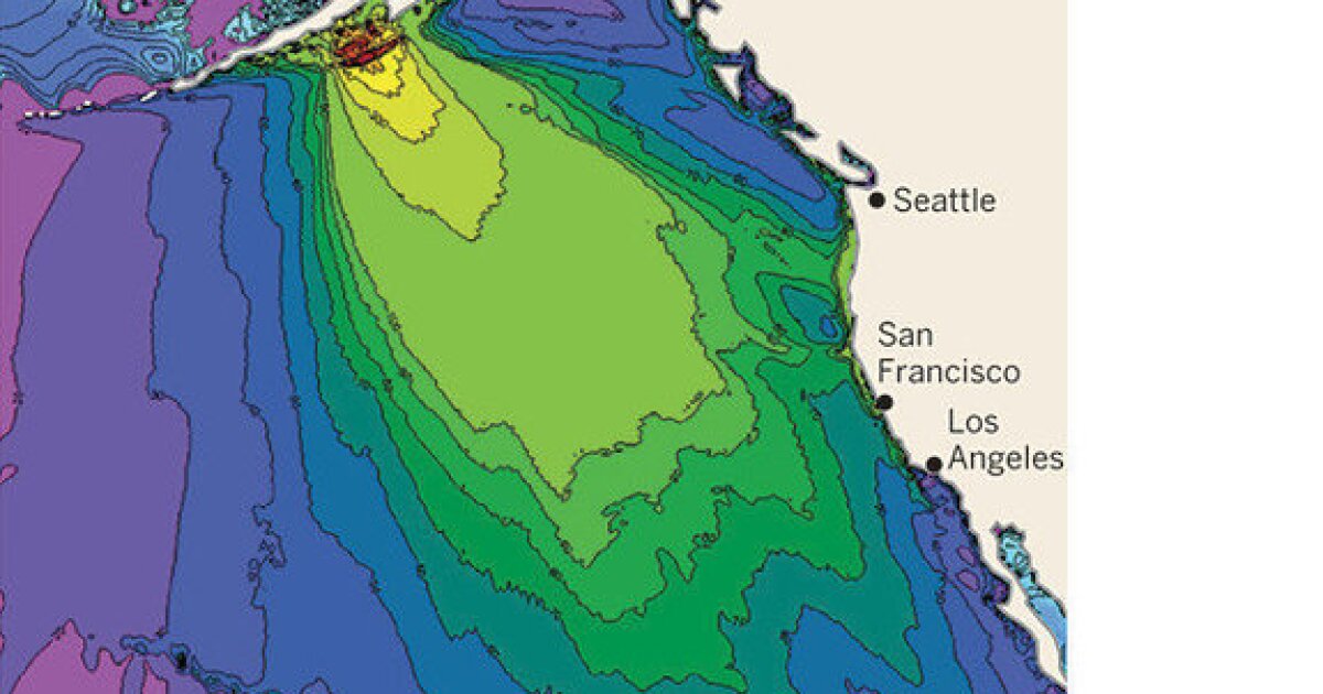 What would flood if a huge tsunami hit Southern California? Los