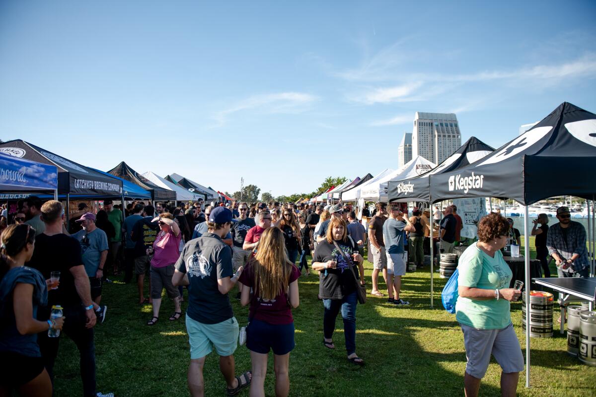A previous Guild Fest held downtown.