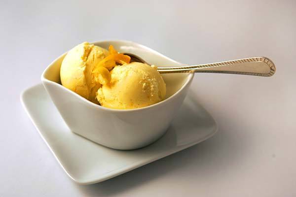 Tart and sweet. Recipe: Lemon cardamom ice cream