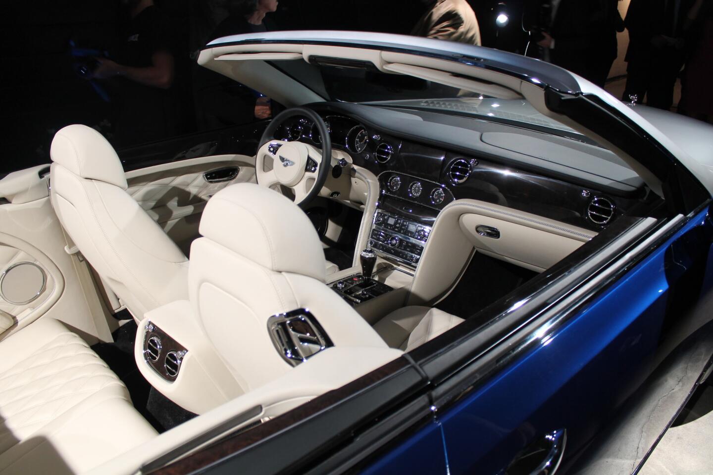 Bentley unveiled this Grand Convertible ahead of its appearance at the L.A. Auto Show. It's a concept car based on the Mulsanne Speed sedan that will likely see production.