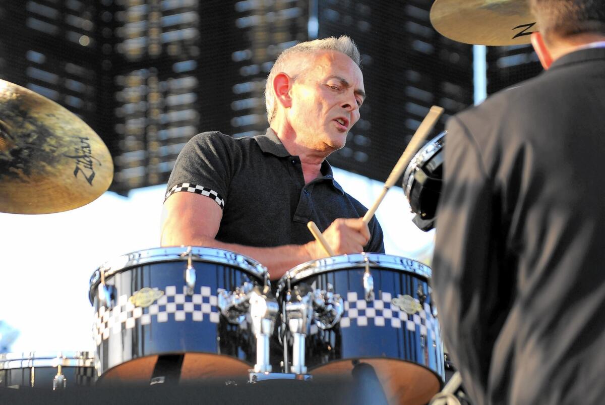 John “Brad” Bradbury plays with the Specials at Coachella in 2010.