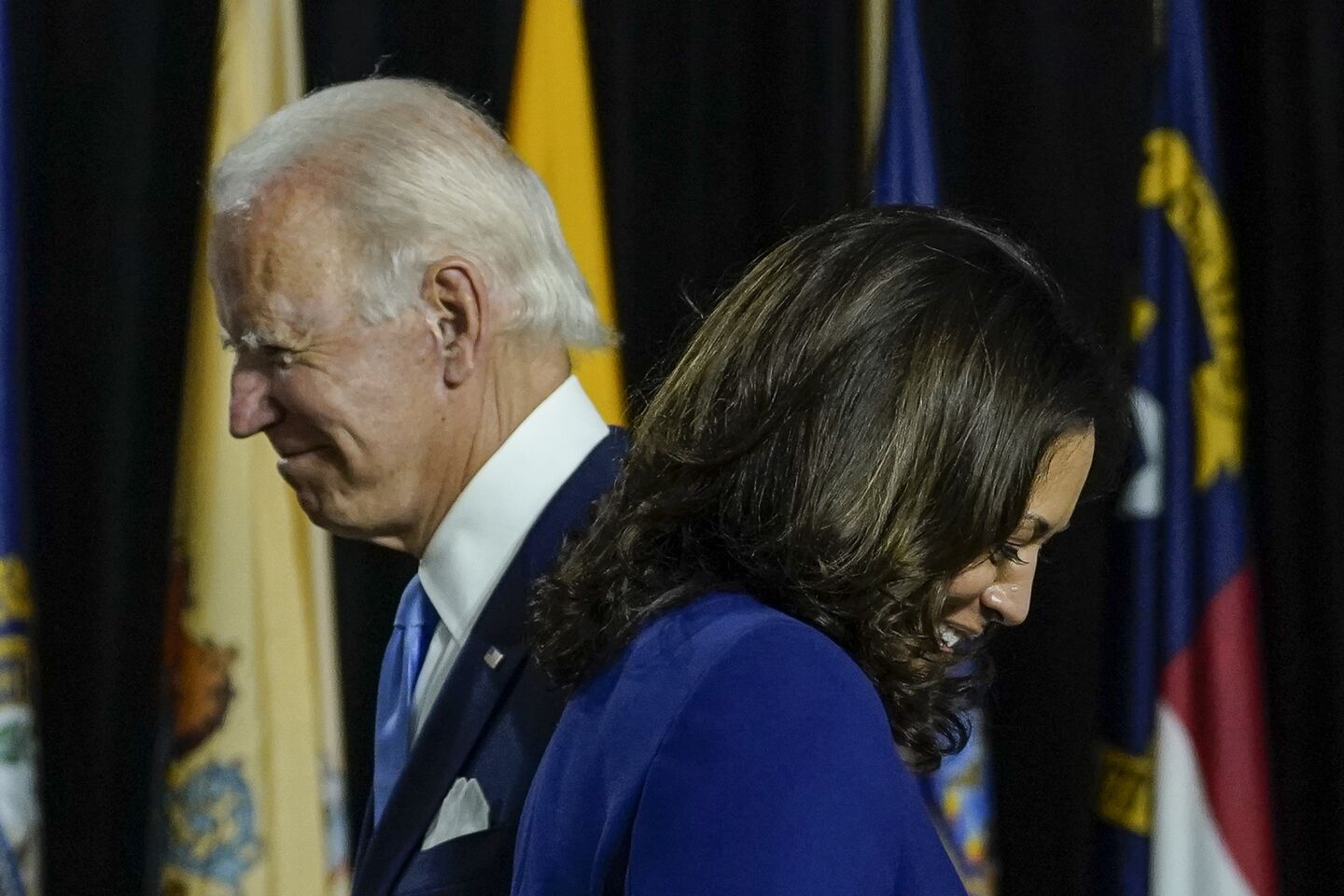 Joe Biden introduces Kamala Harris as his running mate in Wilmington, Del.