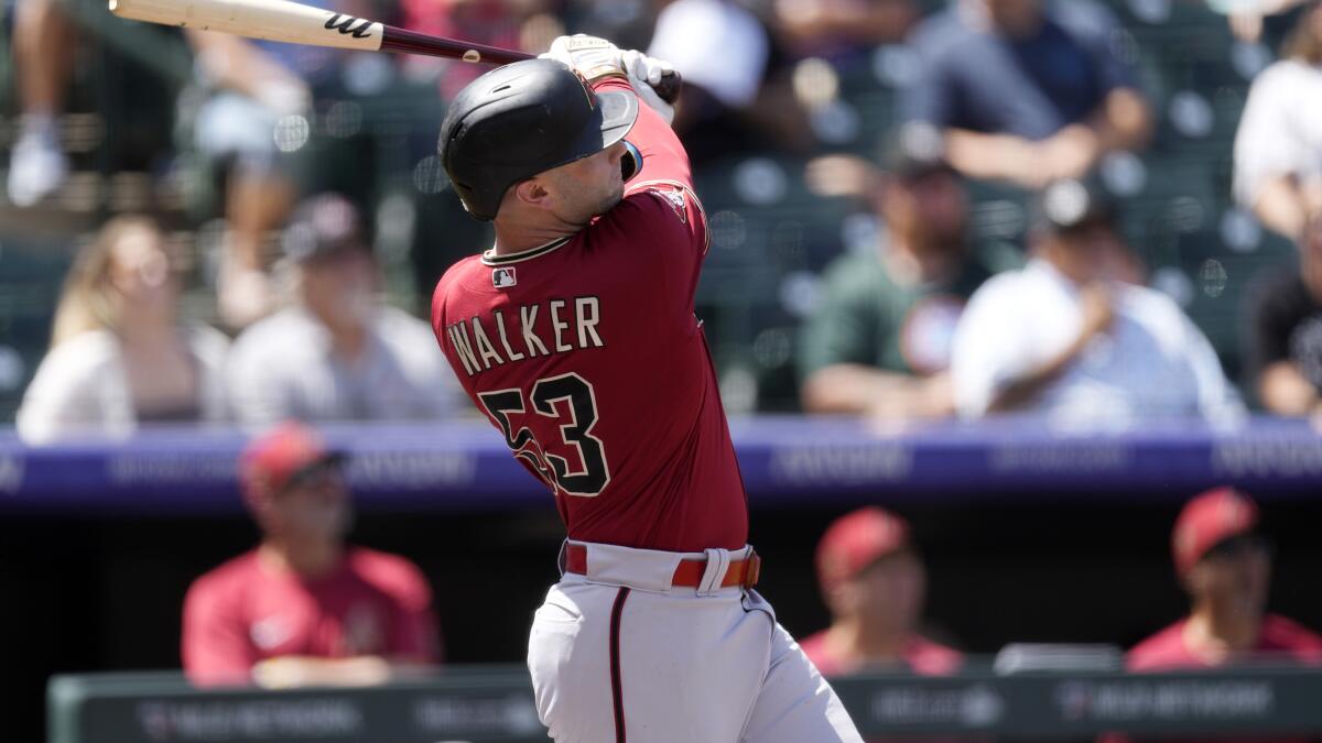 Christian Walker has hit 30 home runs for the Reno Aces