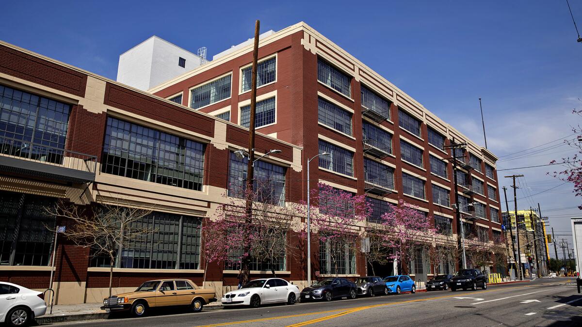 Warner Music Group's offices in Los Angeles.
