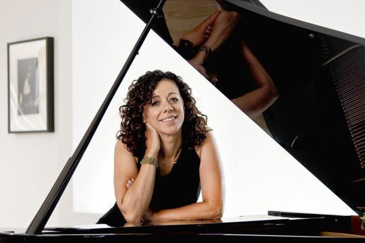 Luciana Souza at her home in Venice, Calif.