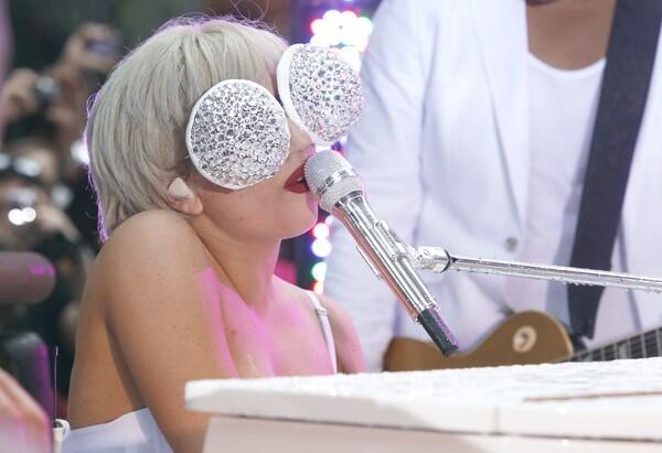 Lady Gaga performs on NBC's 'Today' show in New York