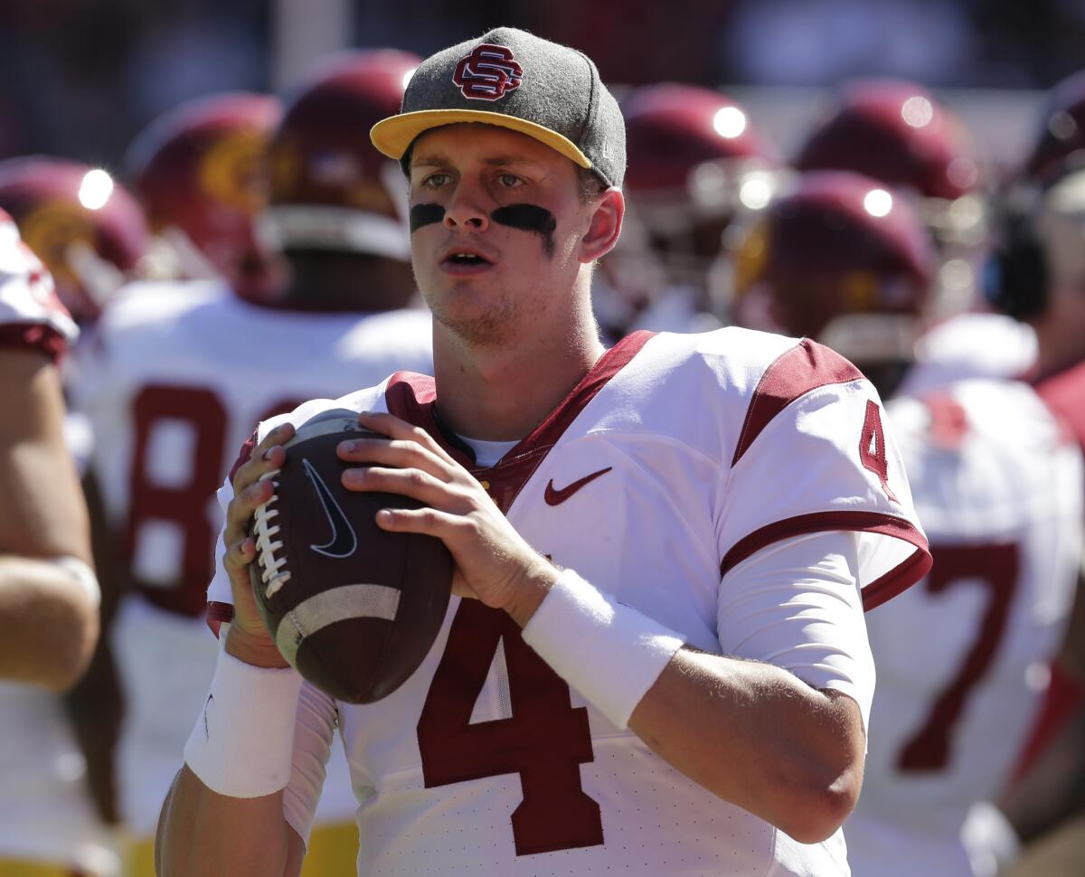 Quarterback Max Browne started the first three games of the season for USC.