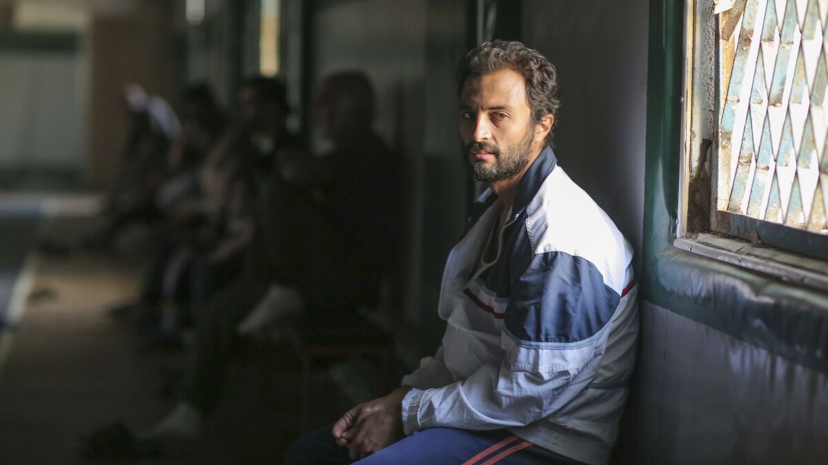 This image provided by Amazon Studios shows Amir Jadidi in a scene from "A Hero." (Amazon Studios via AP)