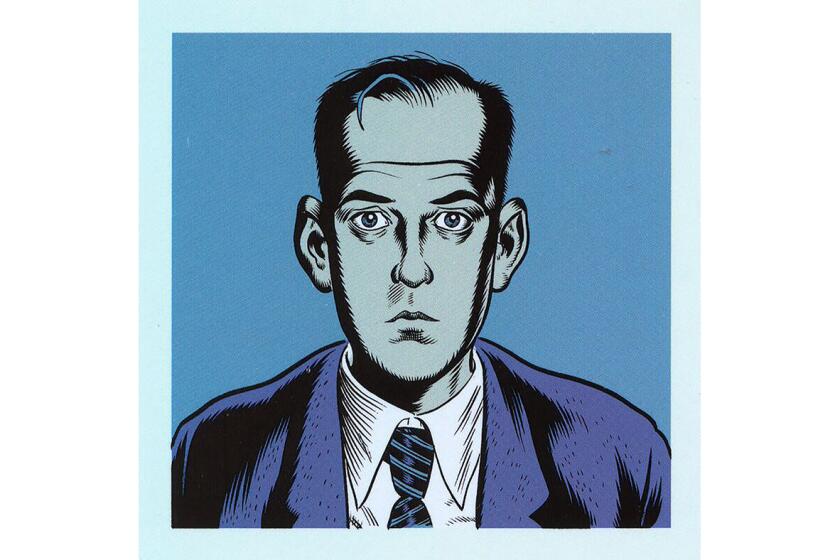Self-portrait of Daniel Clowes, author of the book "Eightball"