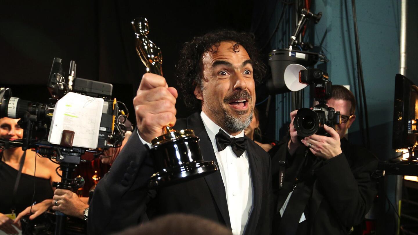 Alejandro G. Inarritu won for director and told the crowd he had a very unusual good luck charm. "I am wearing Michael Keaton's white underwear for good luck. They are tight. Smells like balls. But thank you." An Oscar speech so short but with so much info. Too much info, you might say.