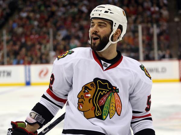 Chicago Blackhawks forward Brandon Bollig has just paid $810,000 for a three-bedroom, 2,300-square-foot loft condominium unit in River North.