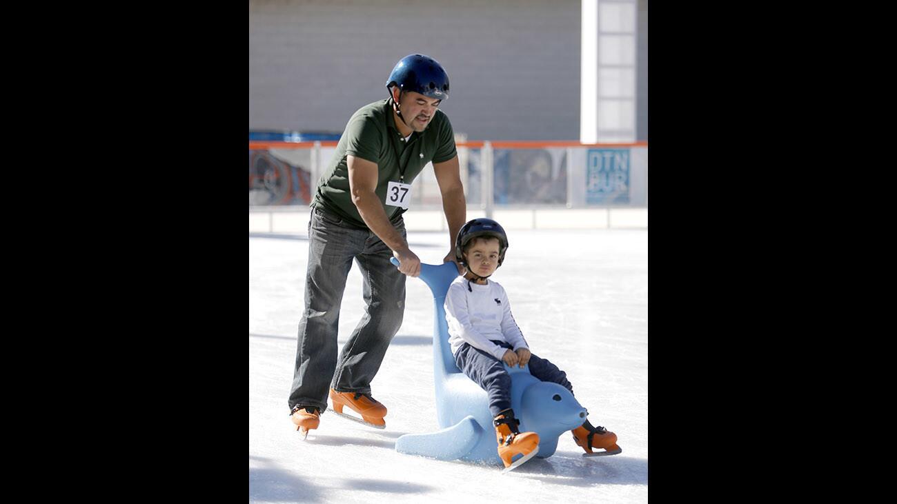 Photo Gallery: The ice rink in downtown Burbank opens for winter