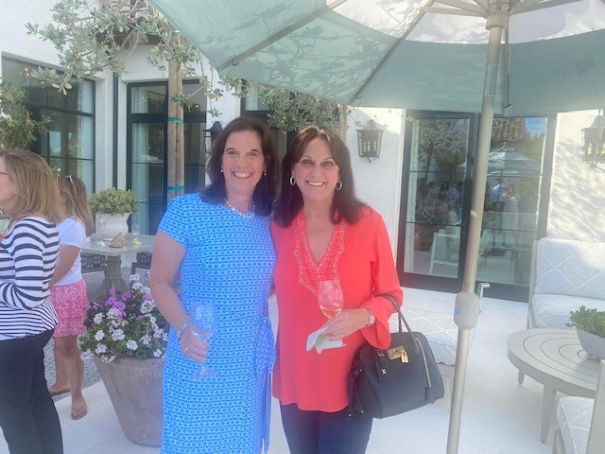 Mara Buchholz and Sharon Bauce at a recent RSF Women's Fund gathering.