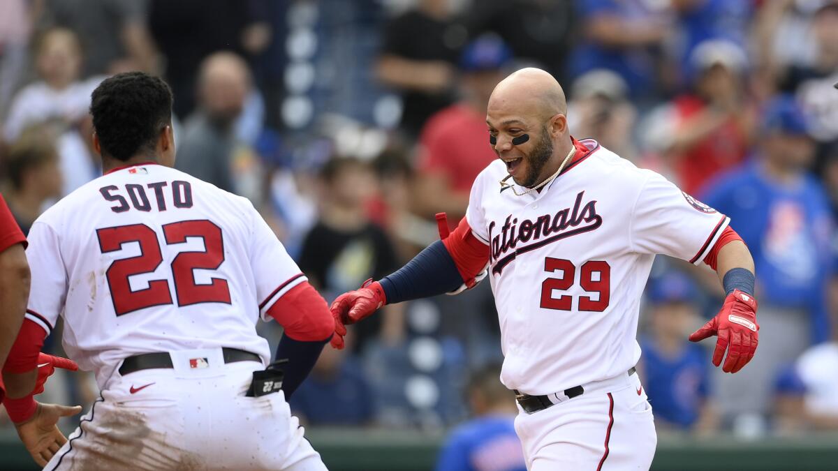 Hernandez's HR in 9th gives Nats 6-5 win over Cubs