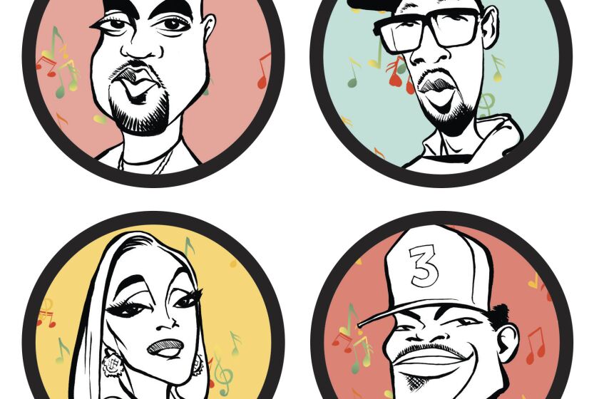 Clockwise from bottom left: Cardi B, Kanye West, RZA and Chance the Rapper appear in a spate of new fall series that rightly place hip hop at the center of American culture.