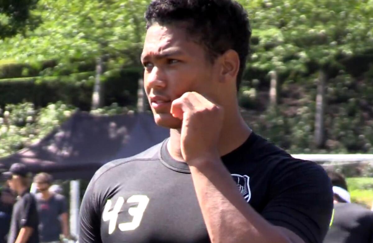 North Torrance linebacker Mique Juarez has narrowed his college choices to UCLA and Mississippi.