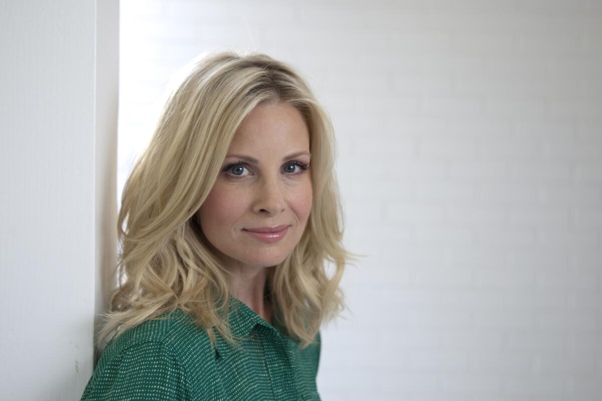 Monica Potter was nominated for "Parenthood" the same day she celebrated her 10th wedding anniversary.