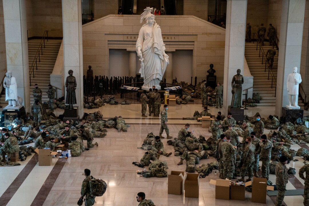 Photos Capitol Security Heightened Before Biden Inauguration Los Angeles Times