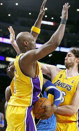 Lamar Odom, Dwight Howard, Pau Gasol