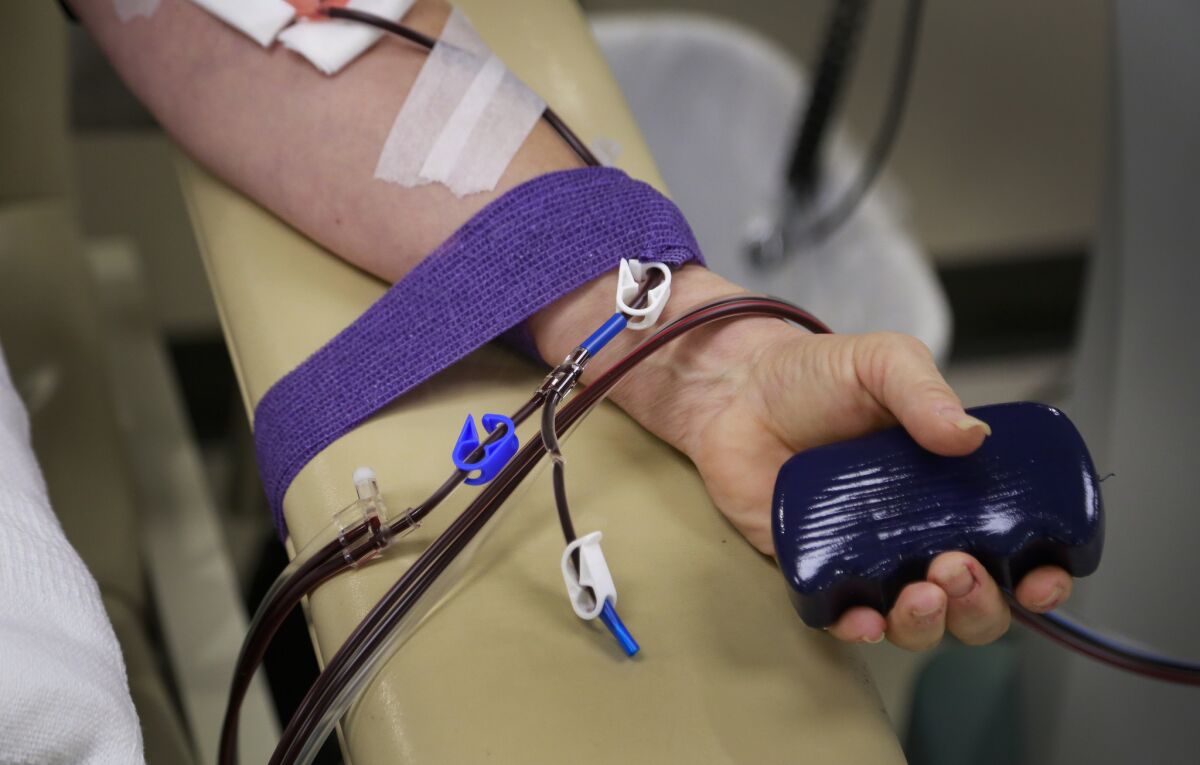 The San Diego Blood Bank will test all new blood donations for antibodies to the novel coronavirus.