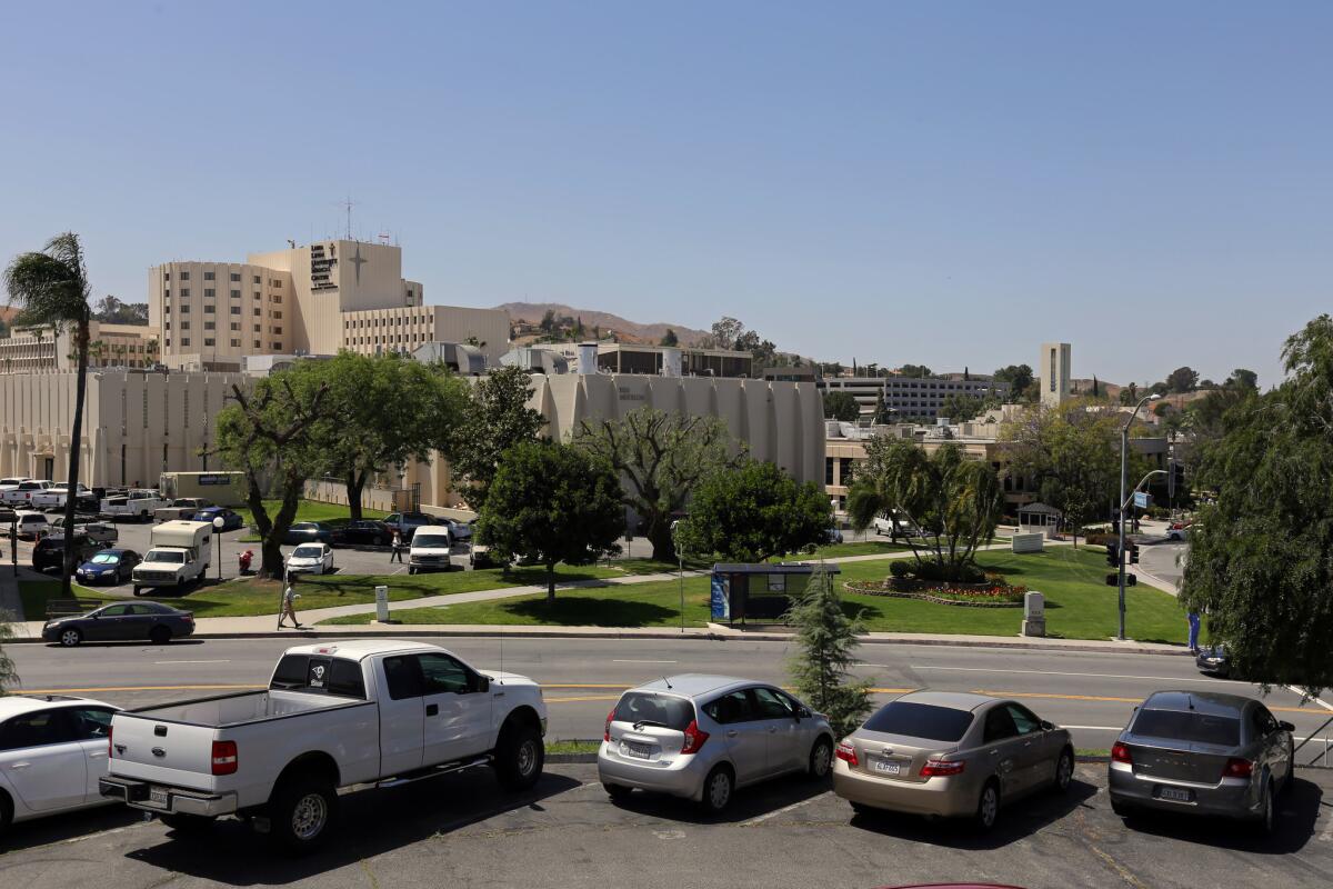 A view of Loma Linda Medical Center and University.