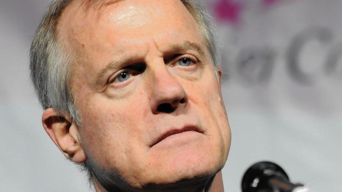 Actor Stephen Collins promotes NBC's "Revolution" at WonderCon Anaheim 2014. Collins has admitted to sexual misconduct with three girls.
