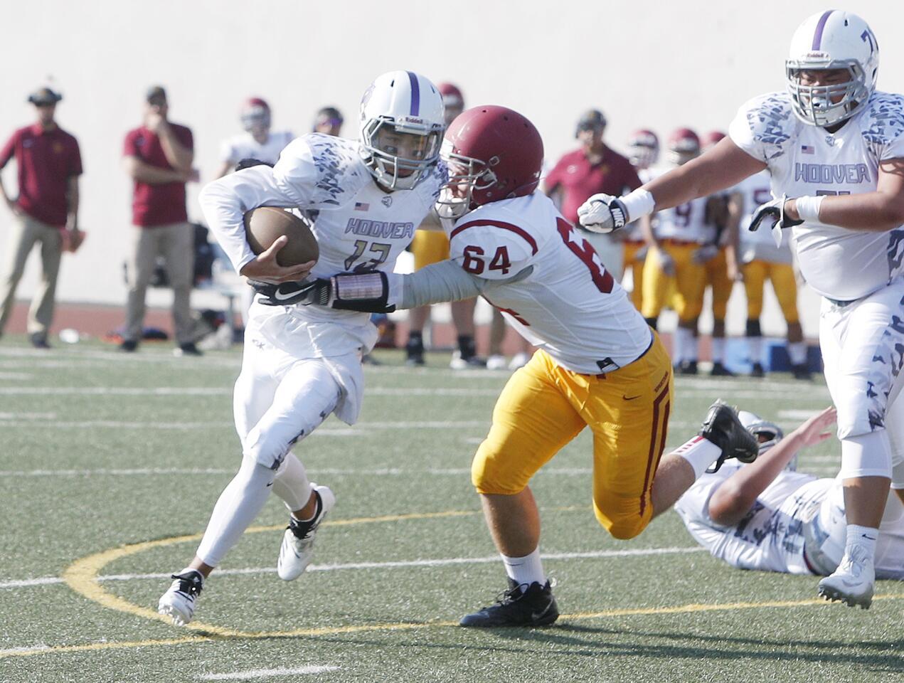 Photo Gallery: Football season opener in non-league game between Hoover and La Canada