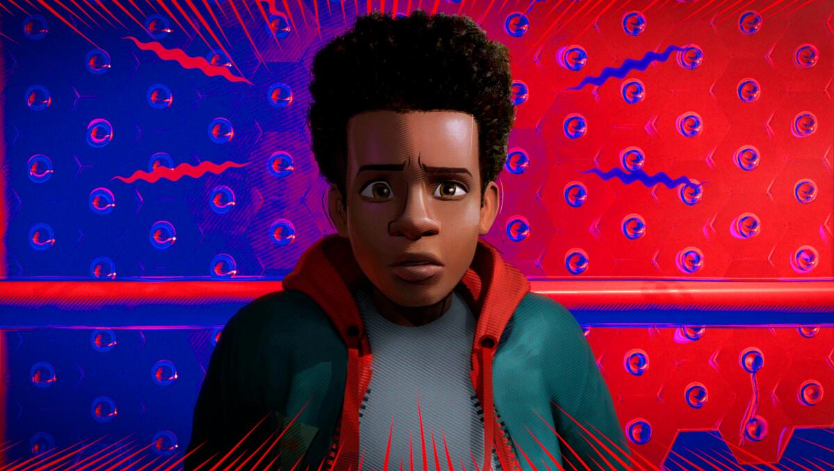 A picture of Miles Morales from "Spider-Man: Into the Spider-Verse"