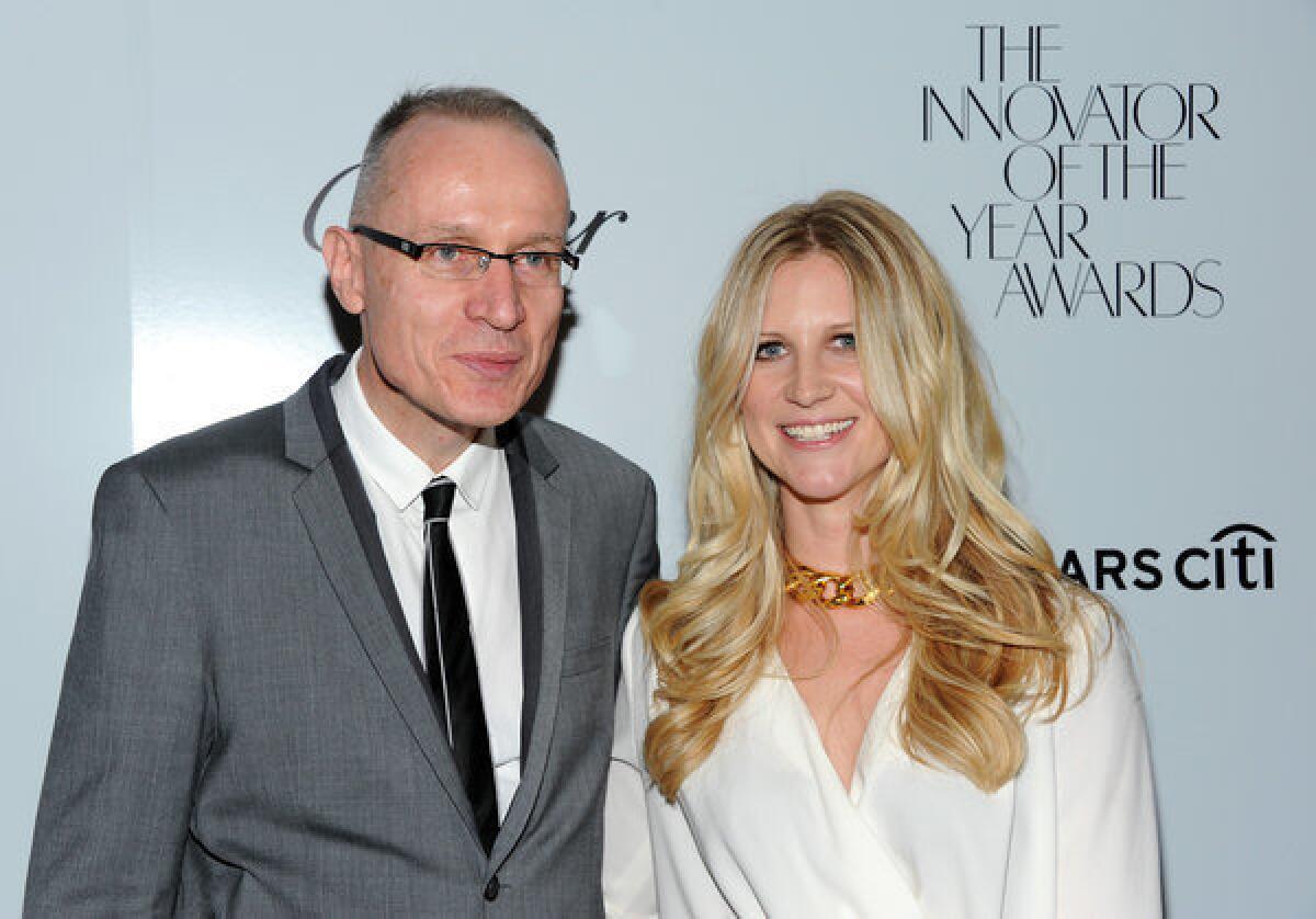 News Corp. Chief Executive Robert Thomson, shown with Wall Street editor in chief Kristina O'Neill in 2012, declined to provide any hints about his company's acquisition strategy.
