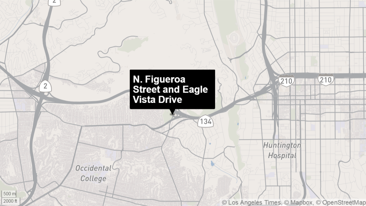 Police say a shooting occurred. near the corner of Figueroa Street and Eagle Vista Drive.