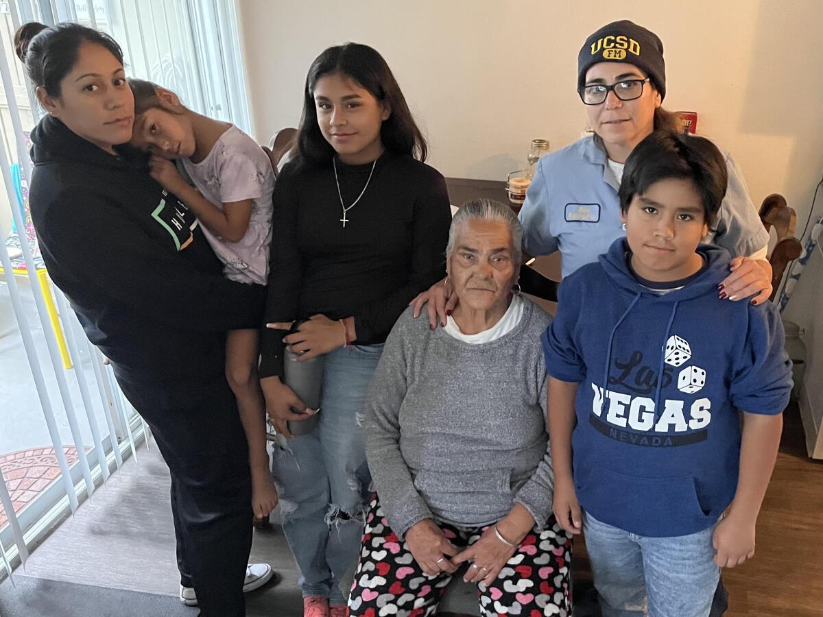 Campos family members are among the many tenants who have to leave Solana Highlands as redevelopment proceeds.