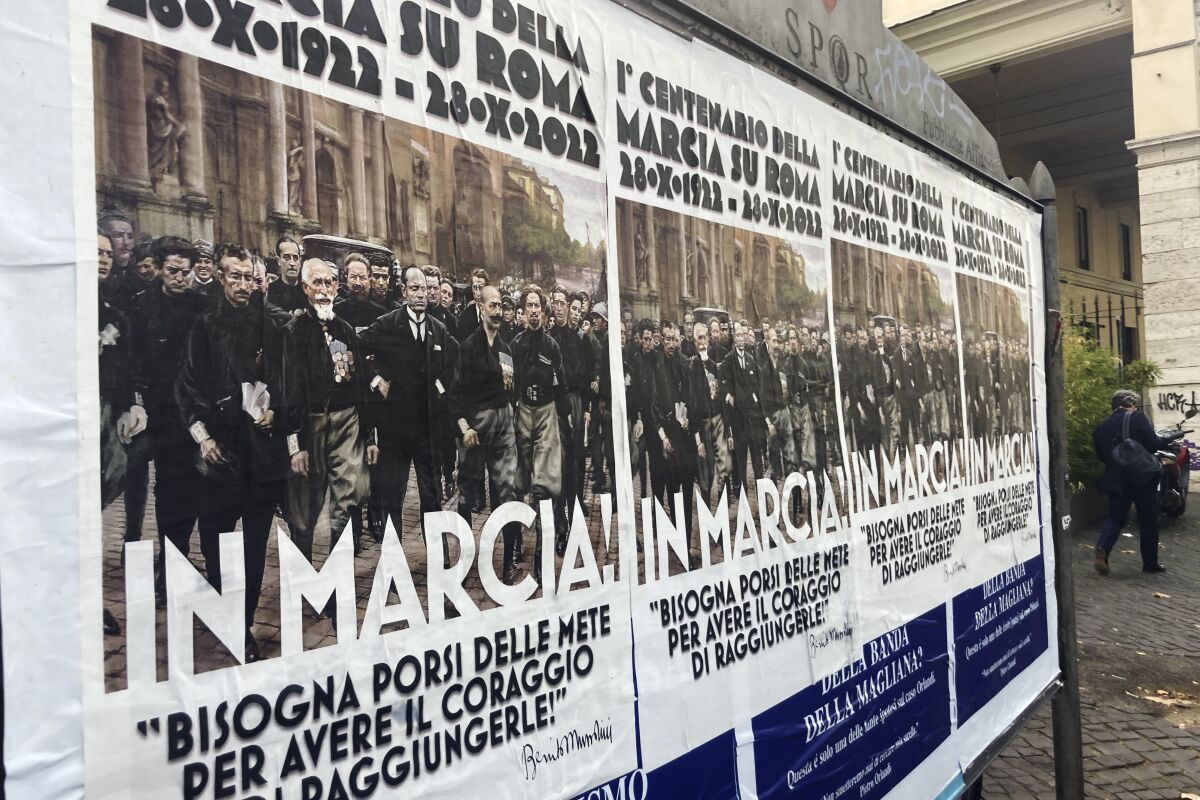 Italy's fascist past under scrutiny a century after putsch - The San ...