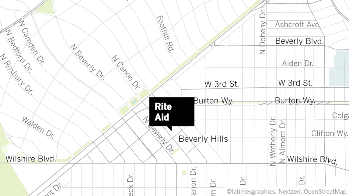Robbery attempt at Rite Aid in Beverly Hills