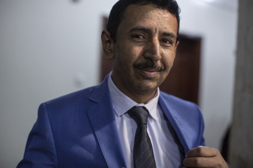 Mohammed Saleh Bin Adio, the governor of Shabwa province, Yemen.