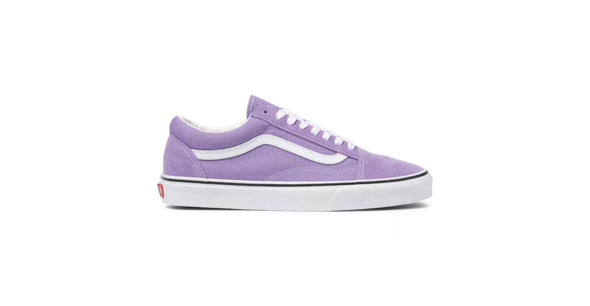 Vans Old Skool sneakers in violet and white